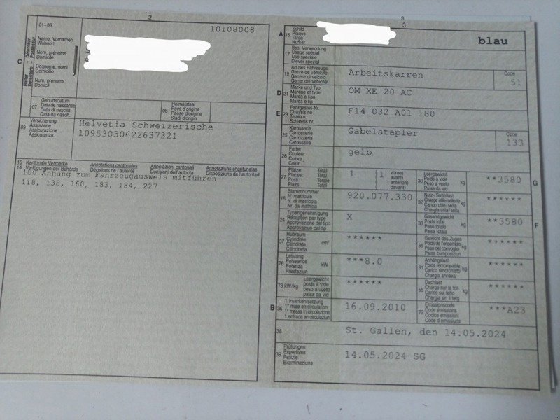 Sonstige Stapler typu Sonstige Sonstiges, Gebrauchtmaschine v Henau (Obrázek 3)