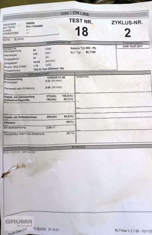Sonstige Teile typu Aim 24 Volt 3 PzS 375 Ah, Gebrauchtmaschine v Friedberg-Derching (Obrázek 6)