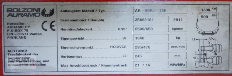 Sonstige Teile типа Auramo AR-60RJ-13E, Gebrauchtmaschine в Friedberg-Derching (Фотография 5)