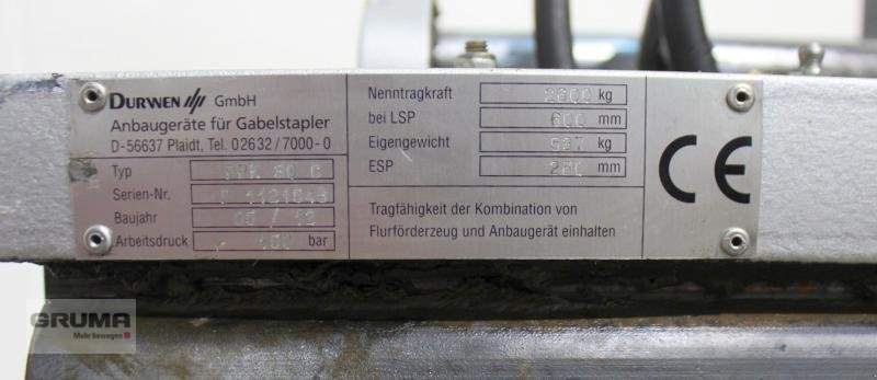 Sonstige Teile a típus Durwen DPK 30 C, Breite 1.200 mm, Gebrauchtmaschine ekkor: Friedberg-Derching (Kép 4)