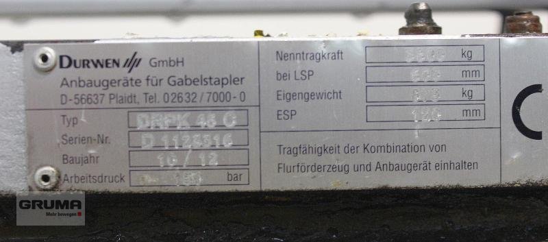 Sonstige Teile des Typs Durwen DRPK 45C B = 1630 mm, Gebrauchtmaschine in Friedberg-Derching (Bild 5)
