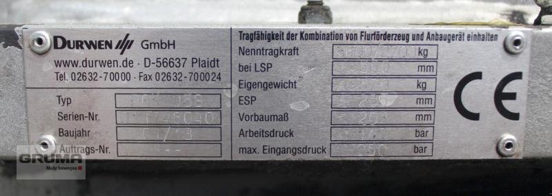 Sonstige Teile des Typs Durwen PGK 35 S, Gebrauchtmaschine in Friedberg-Derching (Bild 3)