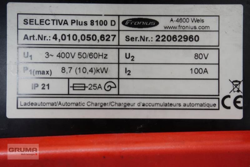 Sonstige Teile Türe ait Fronius Selectiva 8100 D 80V/100A, Gebrauchtmaschine içinde Friedberg-Derching (resim 6)