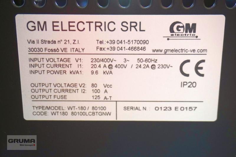 Sonstige Teile tip GM WT - 180 / 80100, Gebrauchtmaschine in Friedberg-Derching (Poză 6)