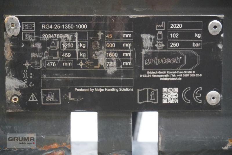 Sonstige Teile a típus Griptech GRIPTECH RG4-25-1350-1000, Gebrauchtmaschine ekkor: Friedberg-Derching (Kép 4)