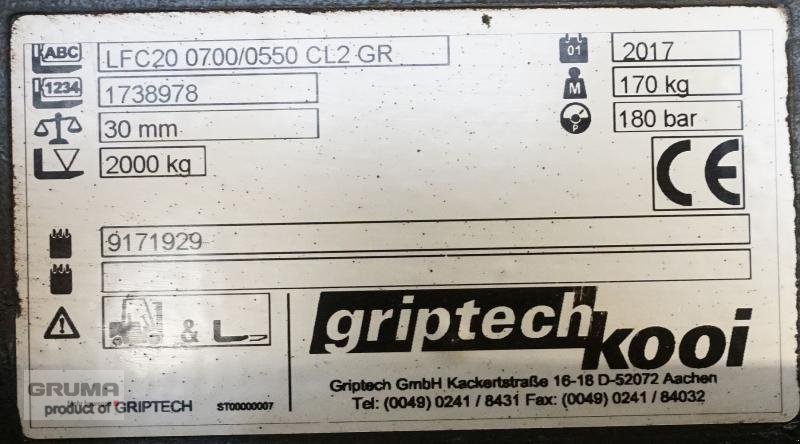 Sonstige Teile del tipo Griptech Hubgerüst, Gebrauchtmaschine In Friedberg-Derching (Immagine 4)
