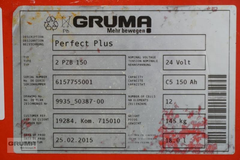 Sonstige Teile des Typs Gruma 24 Volt 2 PzB 150 Ah, Gebrauchtmaschine in Friedberg-Derching (Bild 5)