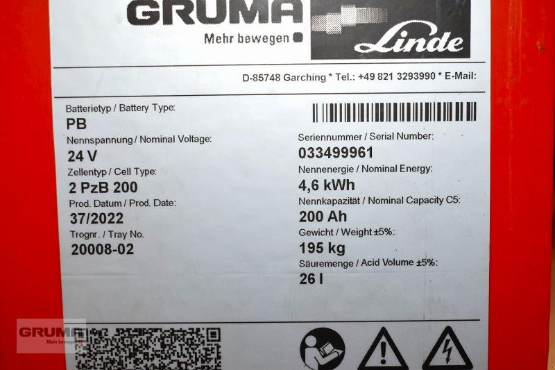 Sonstige Teile typu Gruma 24 Volt 2 PzB 200 Ah, Gebrauchtmaschine v Friedberg-Derching (Obrázek 5)