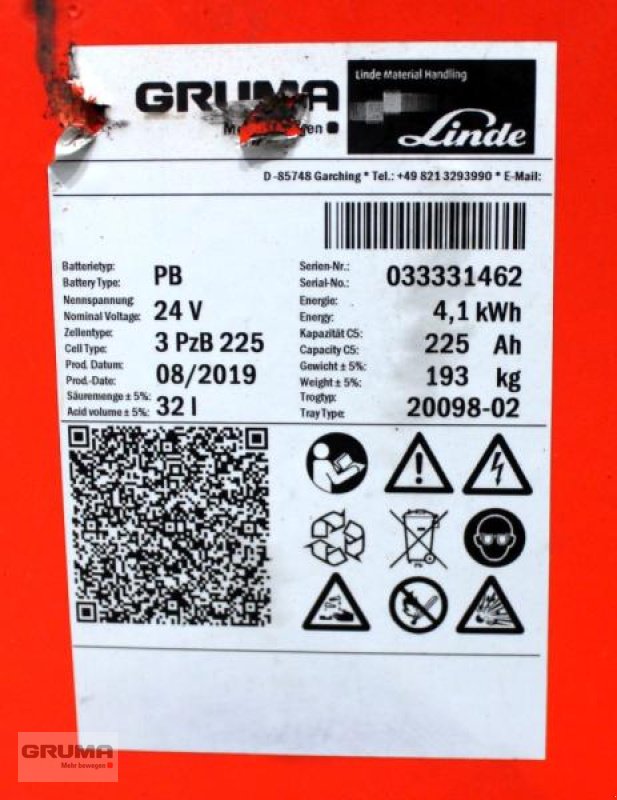 Sonstige Teile typu Gruma 24 Volt 2 PzB 225 Ah, Gebrauchtmaschine v Friedberg-Derching (Obrázek 5)