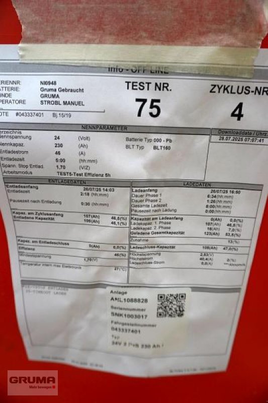 Sonstige Teile tip Gruma 24 Volt 2 PzS 230 Ah, Gebrauchtmaschine in Friedberg-Derching (Poză 6)