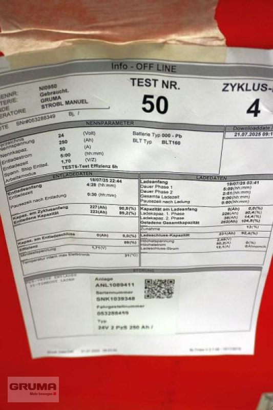 Sonstige Teile typu Gruma 24 Volt 2 PzS 250 Ah, Gebrauchtmaschine v Friedberg-Derching (Obrázek 5)