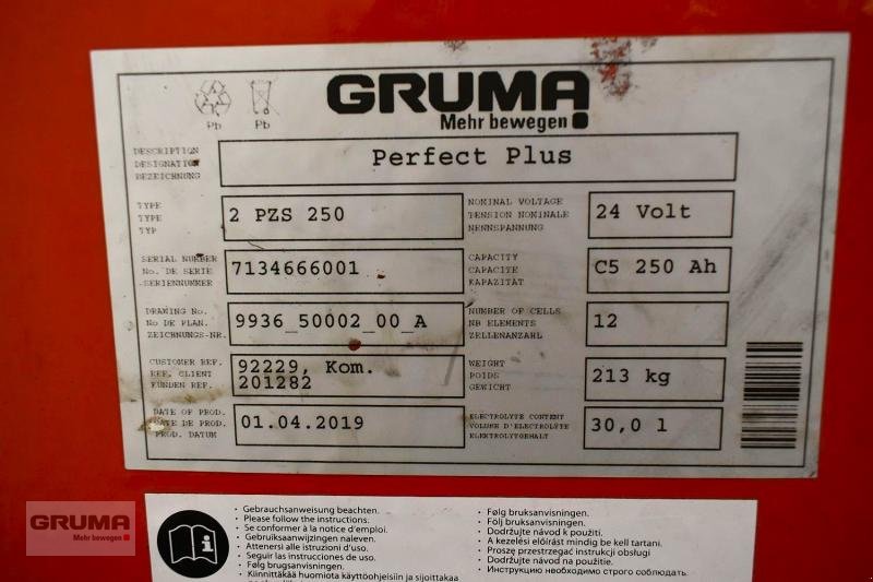 Sonstige Teile typu Gruma 24 Volt 2 PzS 250 Ah, Gebrauchtmaschine v Friedberg-Derching (Obrázek 5)