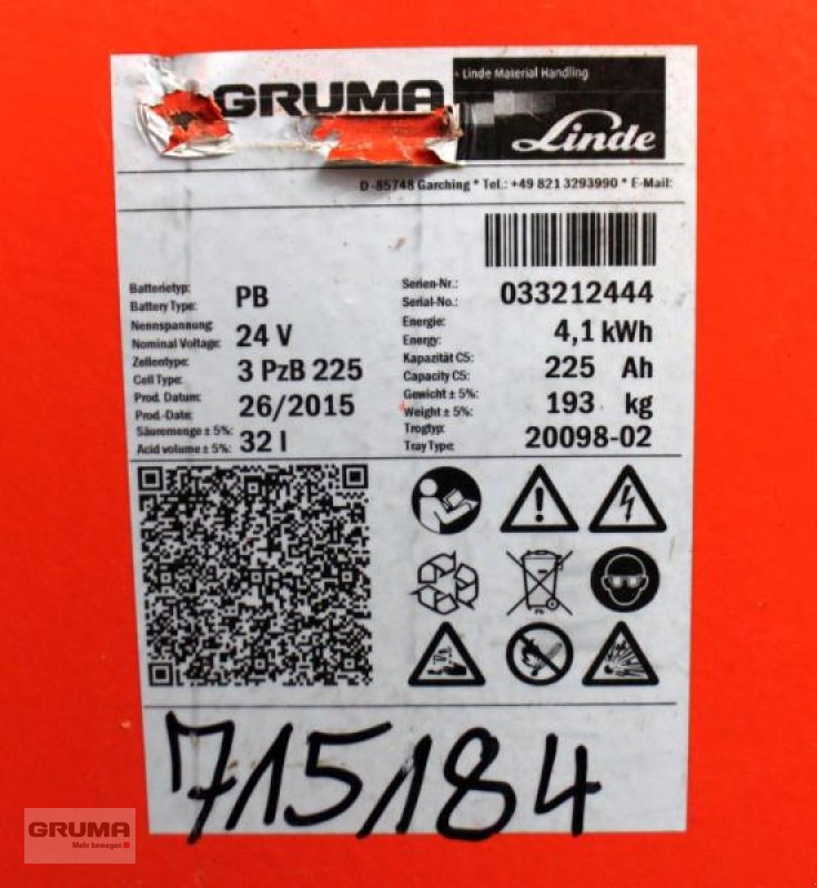 Sonstige Teile del tipo Gruma 24 Volt 3 PzB 225 Ah, Gebrauchtmaschine en Friedberg-Derching (Imagen 5)