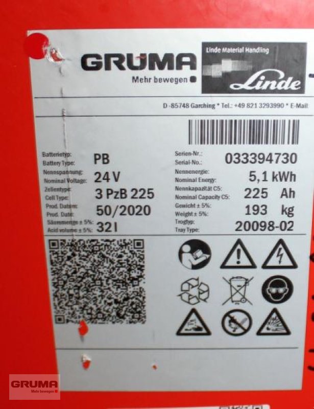 Sonstige Teile a típus Gruma 24 Volt 3 PzB 225 Ah, Gebrauchtmaschine ekkor: Friedberg-Derching (Kép 5)