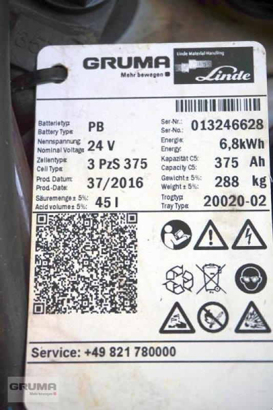 Sonstige Teile typu Gruma 24 Volt 3 PzS 375 Ah, Gebrauchtmaschine v Friedberg-Derching (Obrázek 6)