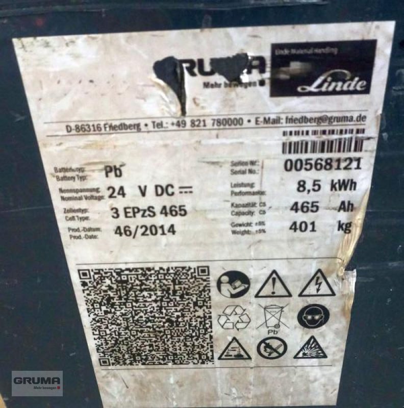 Sonstige Teile типа Gruma 24 Volt 3 PzS 465 Ah, Gebrauchtmaschine в Friedberg-Derching (Фотография 7)