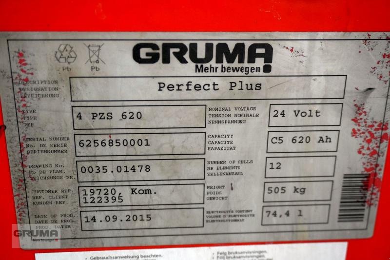 Sonstige Teile typu Gruma 24 Volt 4 PzS 620 Ah, Gebrauchtmaschine v Friedberg-Derching (Obrázek 5)