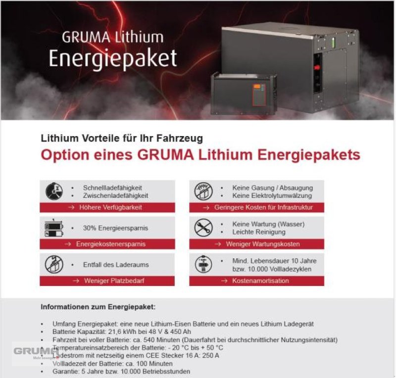 Sonstige Teile typu Gruma 48 Volt 4 PzS 450 Ah, Gebrauchtmaschine v Friedberg-Derching (Obrázek 1)