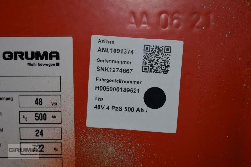 Sonstige Teile typu Gruma 48 Volt 4 PzS 500 Ah, Gebrauchtmaschine v Friedberg-Derching (Obrázek 6)