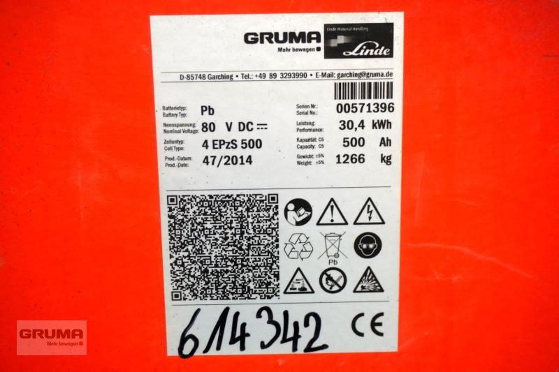 Sonstige Teile typu Gruma 80 Volt 4 PzS 500 Ah, Gebrauchtmaschine v Friedberg-Derching (Obrázek 5)