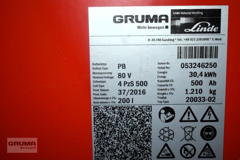 Sonstige Teile des Typs Gruma 80 Volt 4 PzS 500 Ah, Gebrauchtmaschine in Friedberg-Derching (Bild 5)