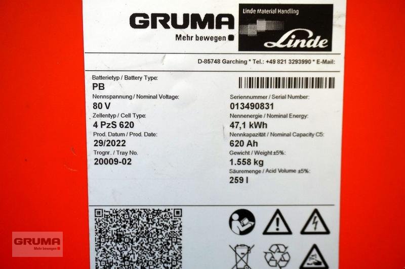 Sonstige Teile typu Gruma 80 Volt 4 PzS 620 Ah, Gebrauchtmaschine v Friedberg-Derching (Obrázek 5)