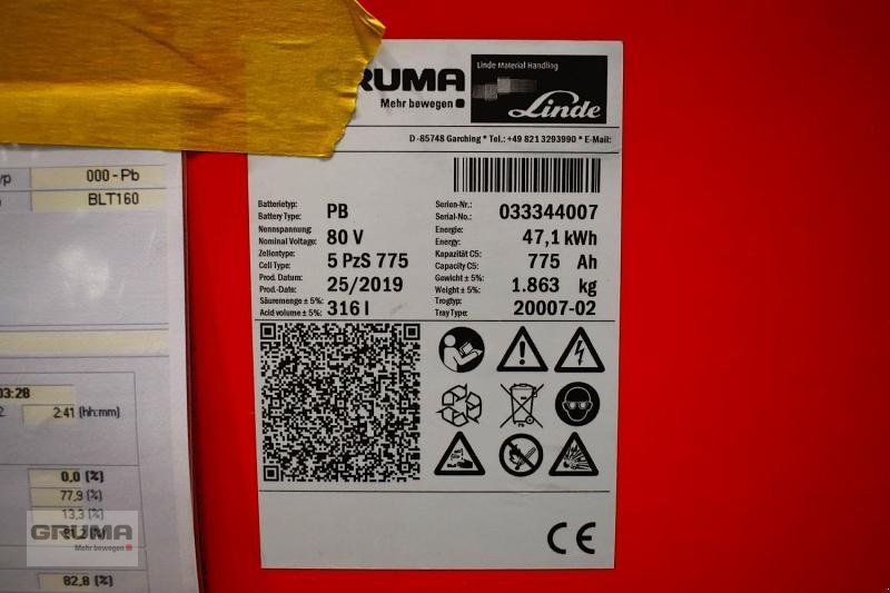 Sonstige Teile des Typs Gruma 80 Volt 5 PzS 775 Ah, Gebrauchtmaschine in Friedberg-Derching (Bild 5)