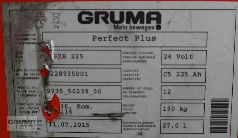 Sonstige Teile typu Hawker 24 Volt 3 PzB 225 Ah, Gebrauchtmaschine v Friedberg-Derching (Obrázek 5)