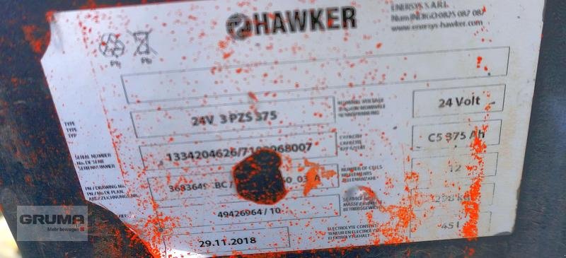 Sonstige Teile типа Hawker 24 Volt 3 PzS 375 Ah, Gebrauchtmaschine в Friedberg-Derching (Фотография 4)