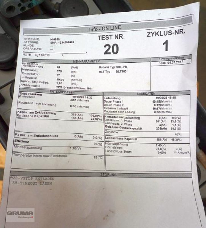 Sonstige Teile типа Hawker 24 Volt 3 PzS 375 Ah, Gebrauchtmaschine в Friedberg-Derching (Фотография 5)