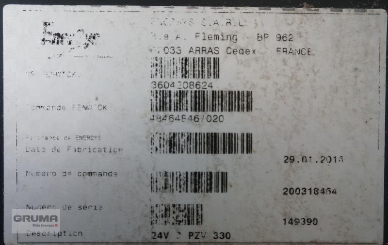 Sonstige Teile от тип Hawker 24 Volt 3 PzV 330 Ah, Gebrauchtmaschine в Friedberg-Derching (Снимка 5)