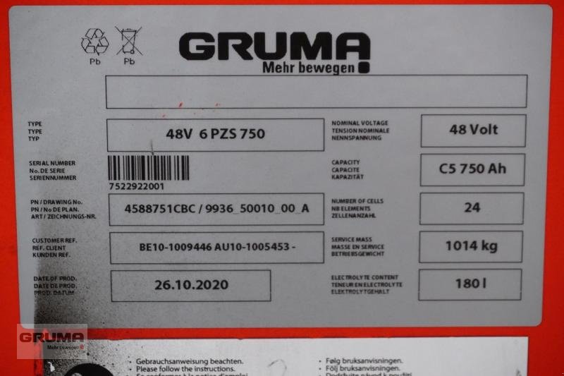 Sonstige Teile del tipo Hawker 48 Volt 6 PzS 750 Ah, Gebrauchtmaschine en Friedberg-Derching (Imagen 5)