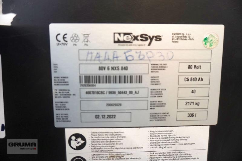 Sonstige Teile des Typs Hawker 80 Volt 6 NXS 840 Ah, Gebrauchtmaschine in Friedberg-Derching (Bild 5)