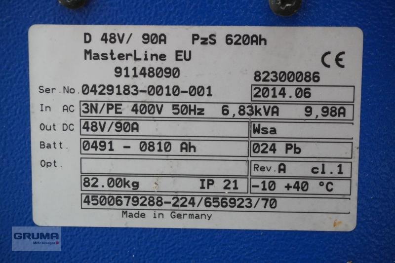 Sonstige Teile a típus Hawker Masterline EU D 48V/90A, Gebrauchtmaschine ekkor: Friedberg-Derching (Kép 6)
