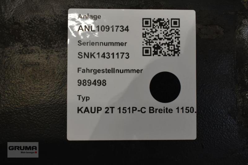 Sonstige Teile typu Kaup 2T151P-C Breite 1150mm, Gebrauchtmaschine v Friedberg-Derching (Obrázek 8)