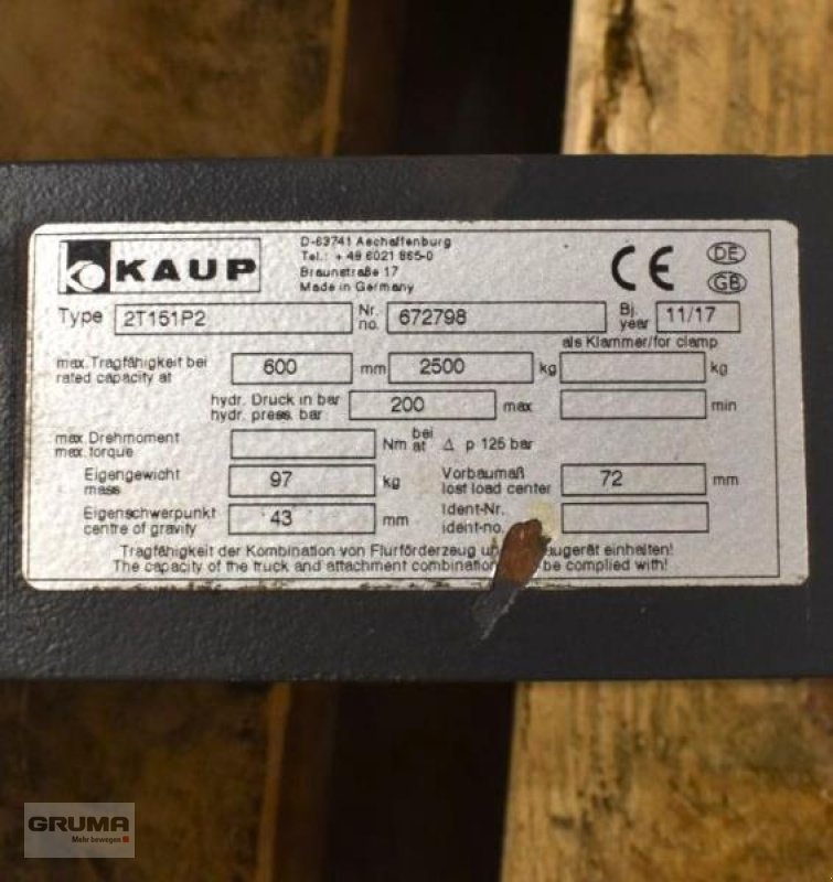 Sonstige Teile typu Kaup 2T151P2, Gebrauchtmaschine v Friedberg-Derching (Obrázek 4)