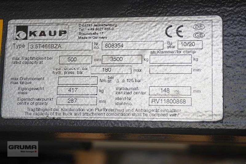 Sonstige Teile typu Kaup 3,5T466BZA, Gebrauchtmaschine v Friedberg-Derching (Obrázek 4)