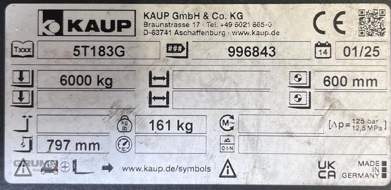 Sonstige Teile typu Kaup 5T183G, Gebrauchtmaschine v Friedberg-Derching (Obrázek 3)