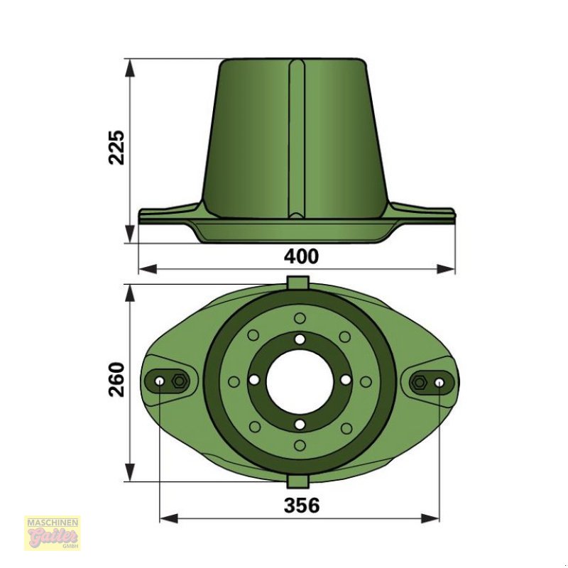 Sonstige Teile typu Krone Mähtrommel EasyCut 002535322, Neumaschine v Kötschach (Obrázek 2)