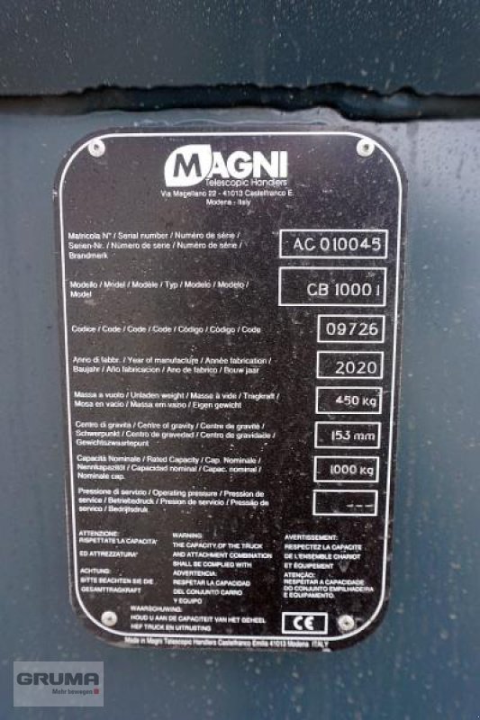 Sonstige Teile des Typs Magni 1000 L, Gebrauchtmaschine in Friedberg-Derching (Bild 3)