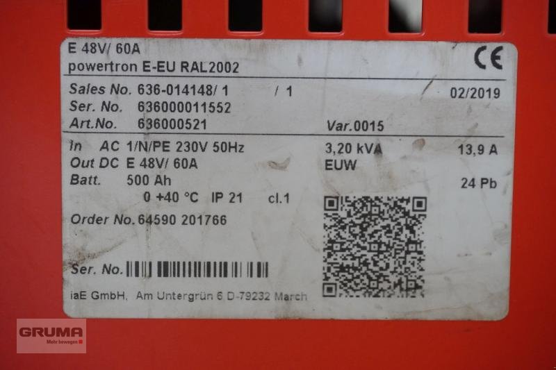 Sonstige Teile Türe ait Rottmann Automation powertron E-EU E 48V/60A, Gebrauchtmaschine içinde Friedberg-Derching (resim 6)