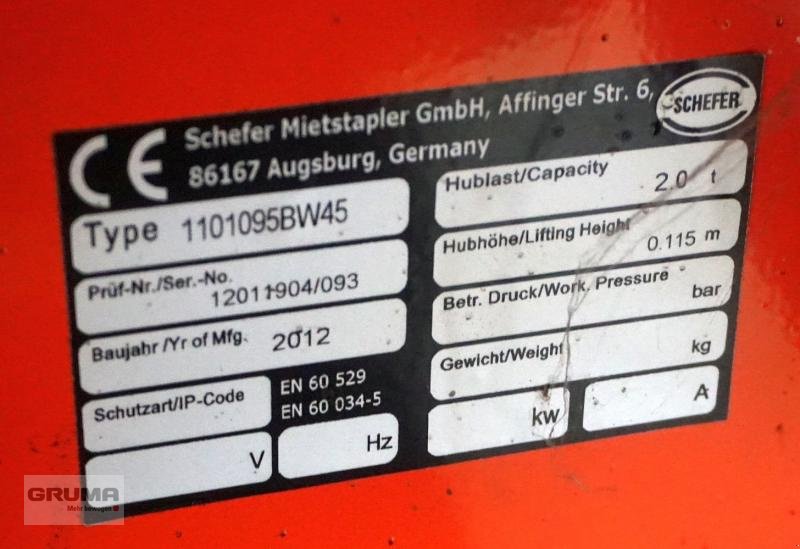 Sonstige Teile des Typs Schefer 1101095BW45, Gebrauchtmaschine in Friedberg-Derching (Bild 3)
