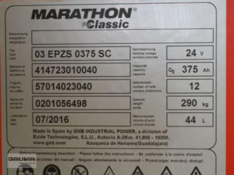 Sonstige Teile typu Sonstige 24 Volt 2 PzS 375 Ah, Gebrauchtmaschine v Friedberg-Derching (Obrázek 1)