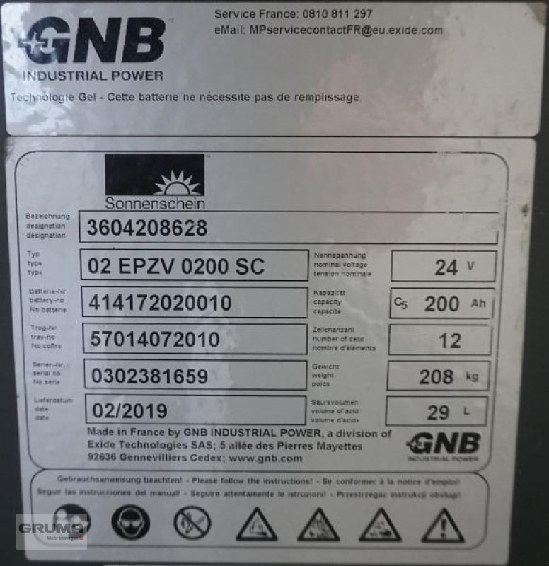 Sonstige Teile typu Sonstige 24 Volt 2 PzV 200 Ah, Gebrauchtmaschine v Friedberg-Derching (Obrázek 4)