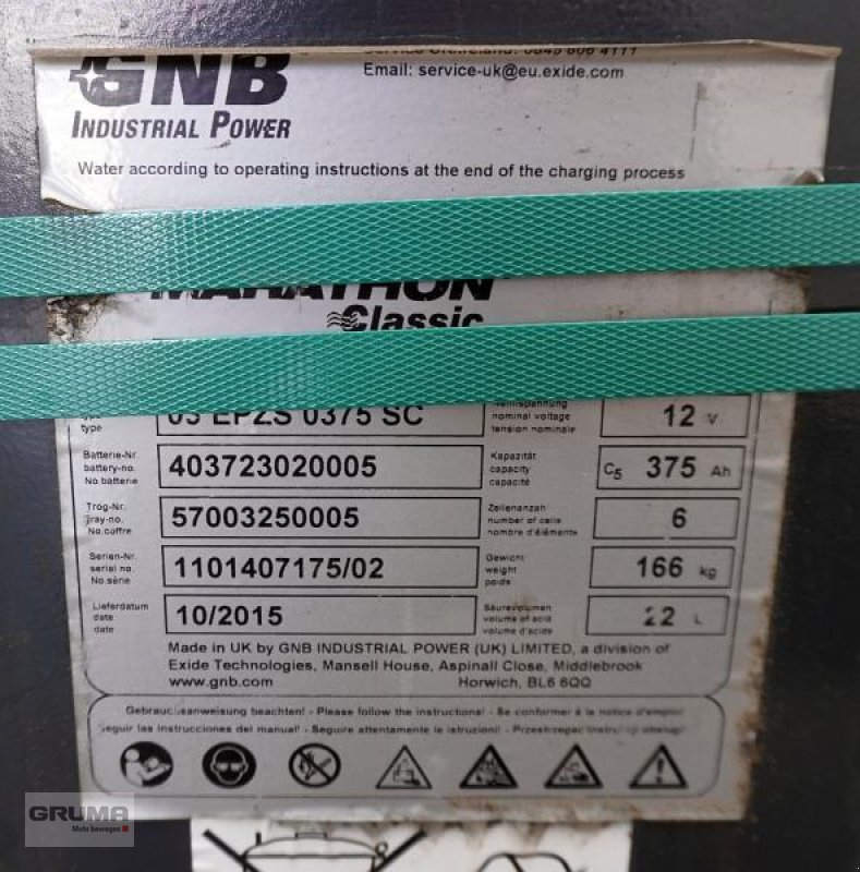 Sonstige Teile typu Sonstige 24 Volt 3 PzS 375 Ah, Gebrauchtmaschine v Friedberg-Derching (Obrázek 8)