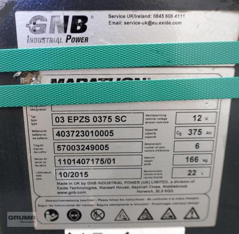 Sonstige Teile del tipo Sonstige 24 Volt 3 PzS 375 Ah, Gebrauchtmaschine In Friedberg-Derching (Immagine 2)