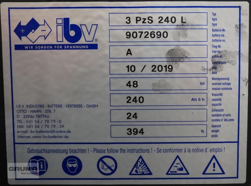 Sonstige Teile typu Sonstige 48 Volt 3 PzS 240 Ah, Gebrauchtmaschine v Friedberg-Derching (Obrázek 6)