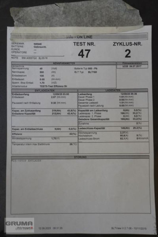 Sonstige Teile typu Sonstige 48 Volt 4 PzS 500 Ah, Gebrauchtmaschine v Friedberg-Derching (Obrázek 5)