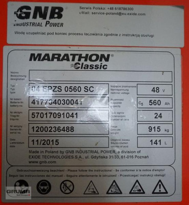 Sonstige Teile des Typs Sonstige 48 Volt 4 PzS 560 Ah, Gebrauchtmaschine in Friedberg-Derching (Bild 5)