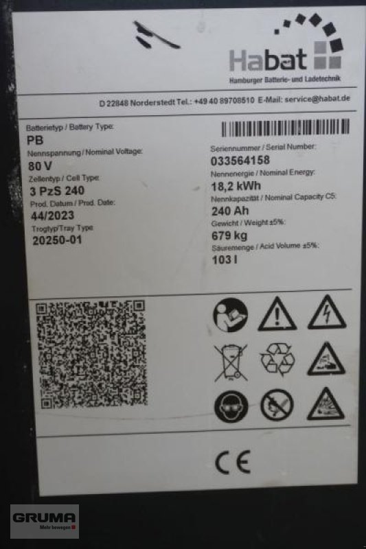 Sonstige Teile typu Sonstige 80 Volt 3 PzS 240 Ah, Gebrauchtmaschine v Friedberg-Derching (Obrázek 5)